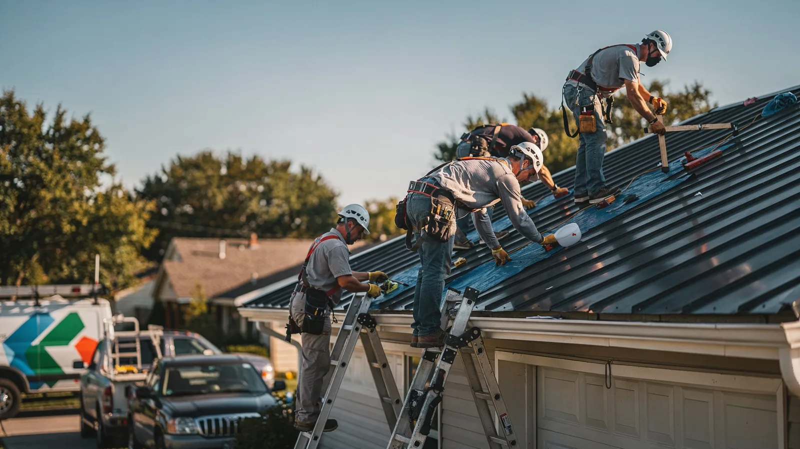 Metal Roof Installation in Steger, IL near me